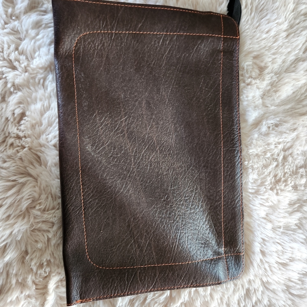 A4  Vintage leather folder/binder